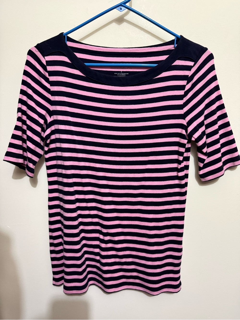 Talbots Black Pink Woman Tee